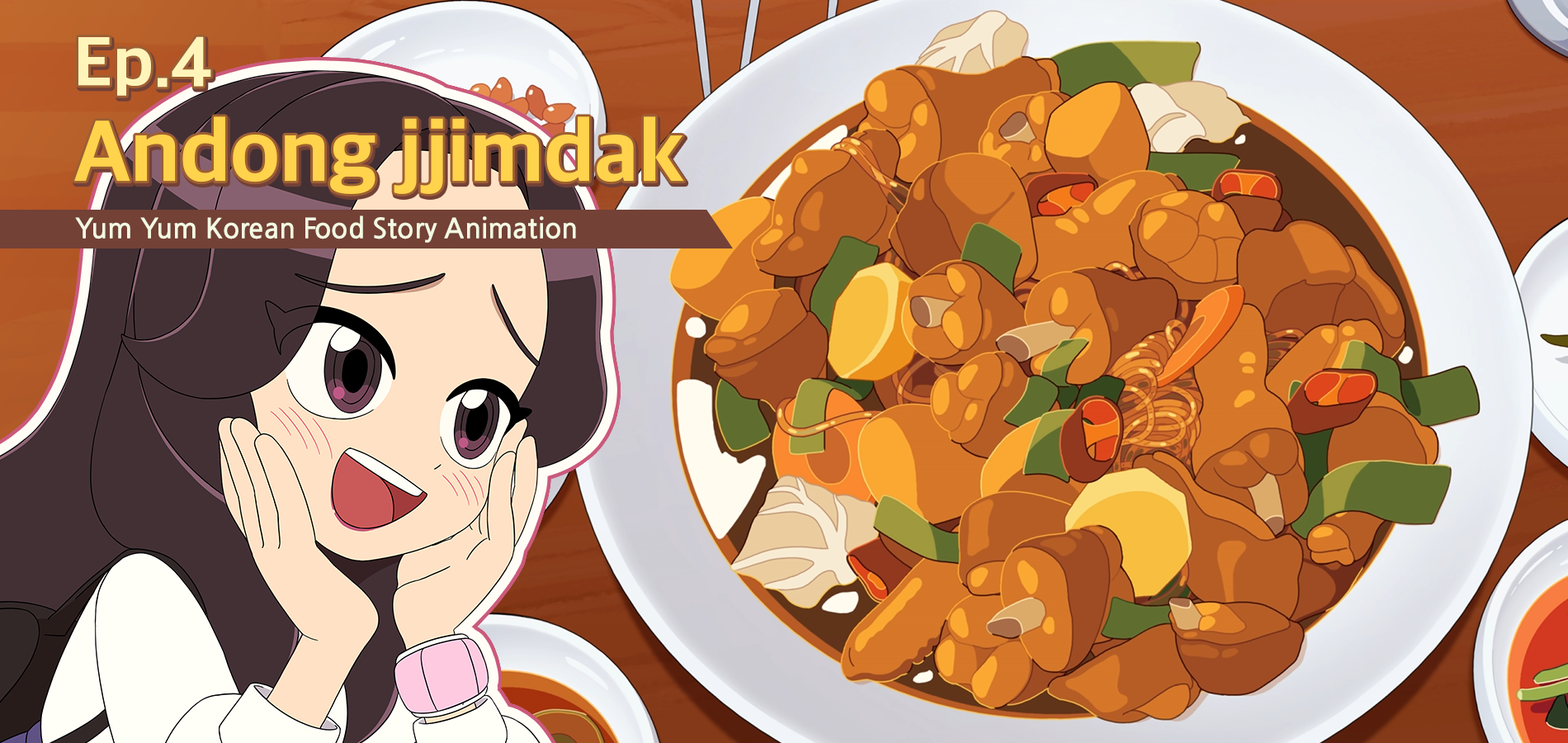 Yum Yum Korean Food Story animation EP.4